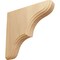 Ekena Millwork 1 3/4"W x 7 1/2"D x 7 1/2"H Stratford Wood Bracket, Red Oak BKTW02X08X08STRO - alternate 1